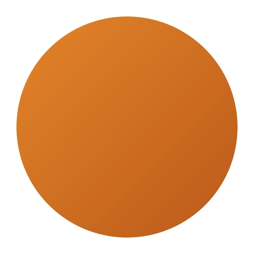 oranje rondje witte rand
